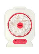 Krypton 12 Inch Rechargeable Box Fan With LED Night Light 60 W KNF111 White/Pink - SW1hZ2U6MjYwODUx