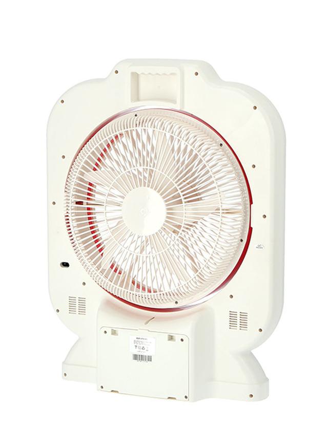 Krypton 12 Inch Rechargeable Box Fan With LED Night Light 60 W KNF111 White/Pink - SW1hZ2U6MjYwODYz