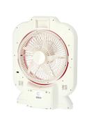 Krypton 12 Inch Rechargeable Box Fan With LED Night Light 60 W KNF111 White/Pink