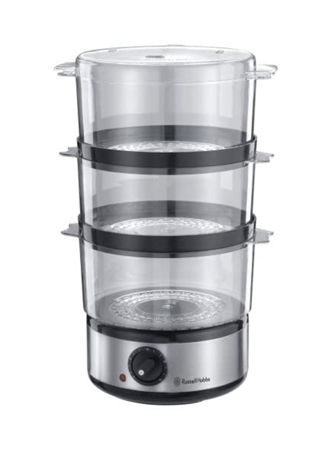 Russell Hobbs 3 Tier Food Steamer 7 l 14453 Silver/Clear