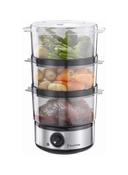 قدر الطبخ بالبخار سعة 7 لتر Russell Hobbs 3 Tier Food Steamer - SW1hZ2U6MjU1MjUy