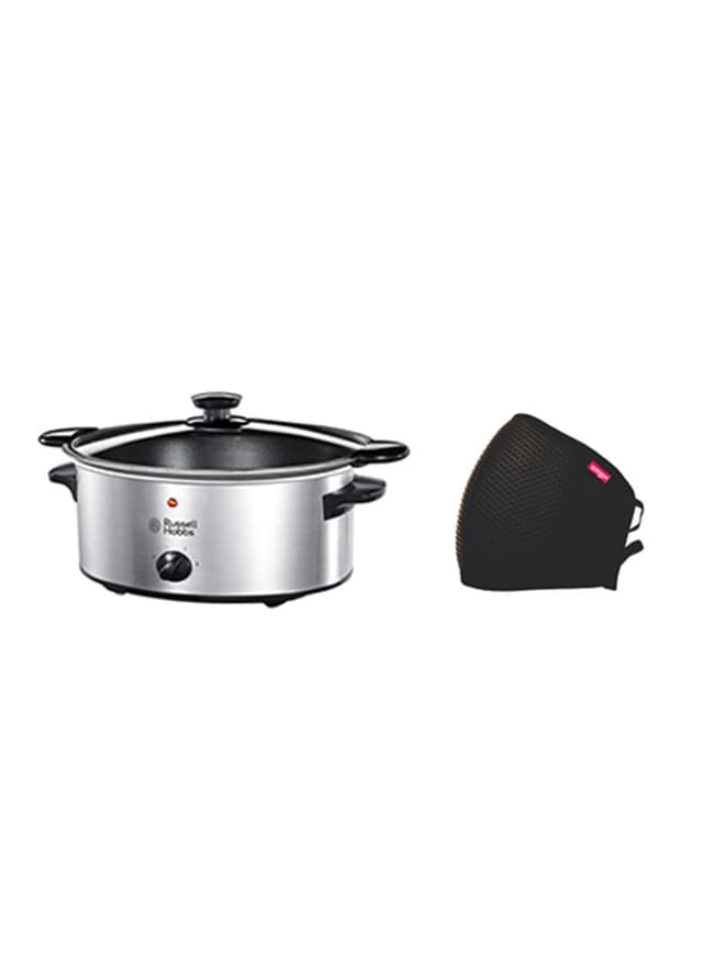 Russell Hobbs Searing Slow Cooker With Mask Set 3.5 l 160 W 22740GCC Black/Silver - 269526