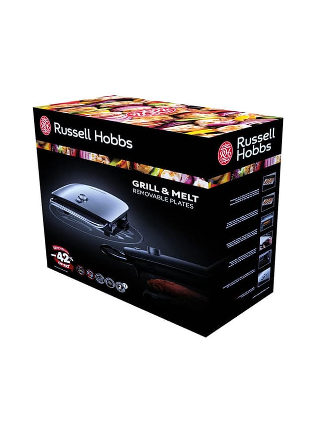 Russell Hobbs GF Grill And Melt Advanced 22160 Black/Grey