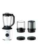 خلاط كهربائي بقوة 800 واط وسعة 2 لتر - أبيض BRAUN - PowerBlend 3 TriAction Technology Blender 2  JB3123WH