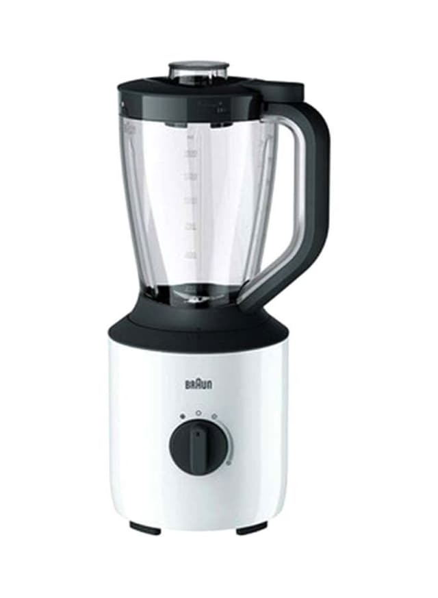 خلاط كهربائي بقوة 800 واط وسعة 2 لتر - أبيض BRAUN - PowerBlend 3 TriAction Technology Blender 2  JB3123WH