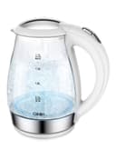 ClikOn Glass Body Electric Kettle With LED Glow Indicator 1.7 l 1850 W CK5128 White/Clear