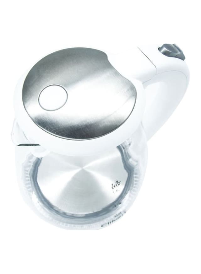 غلاية ماء كهربائية بسعة 1.7 لتر وقوة 1850 واط Glass Body Electric Kettle - Clikon