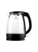 evvoli Kettle Glass Body 1.7 l 1850 W EVKA KE17MB Clear/Black
