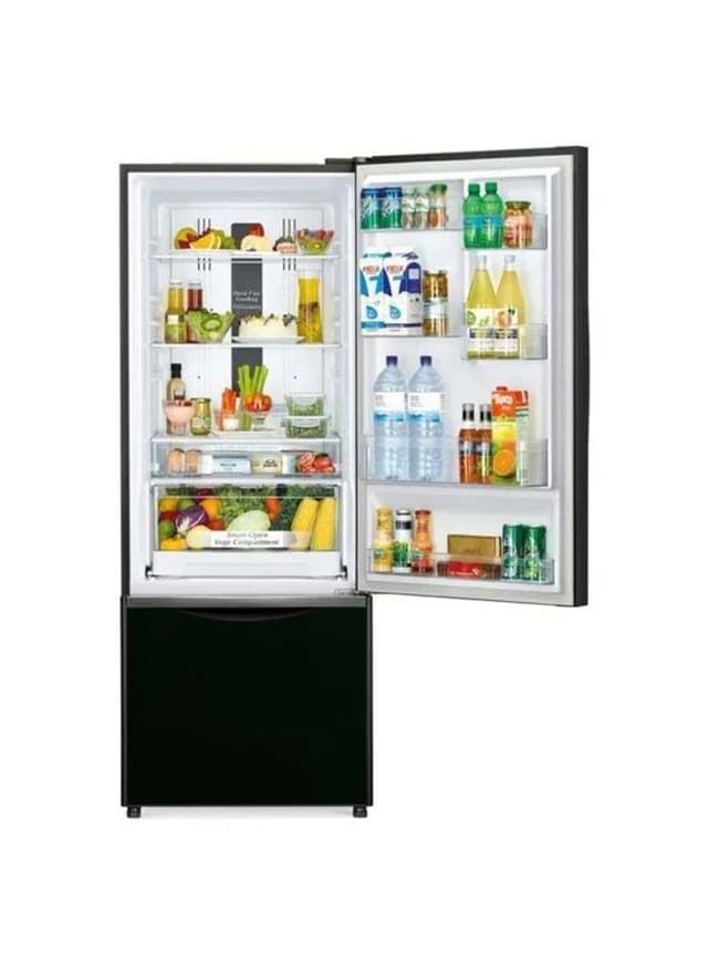 ثلاجة باب فرنسي سعة 600 لتر Hitachi French Door Bottom Refrigerator