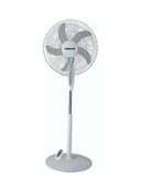 NIKAI Pedestal Fan With Remote 5 Blades 45 W NPF1634RT White