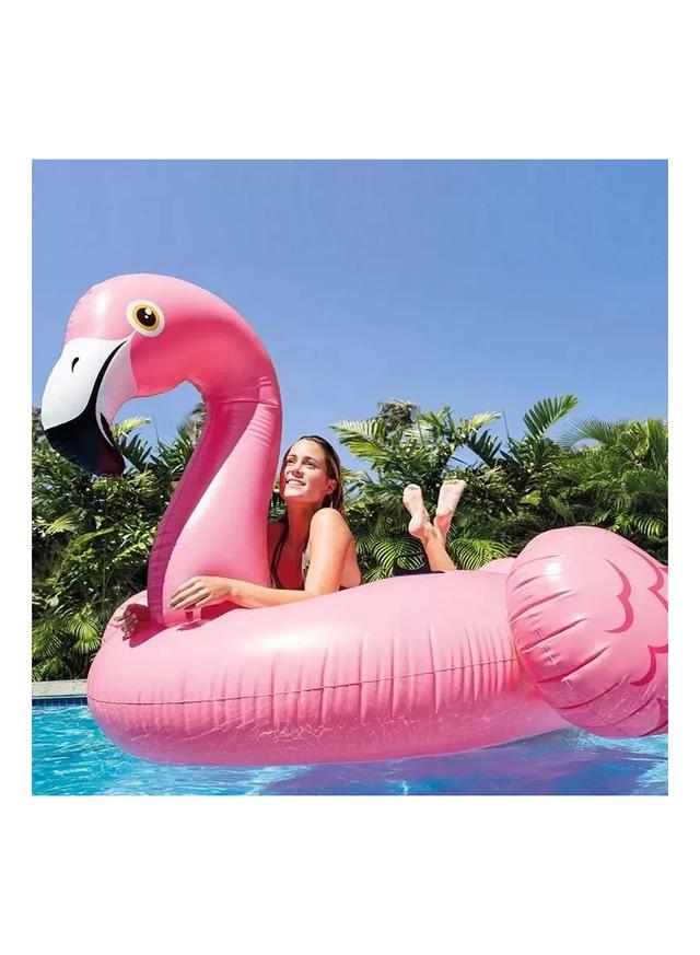 جزيرة عائمة قابلة للنفخ بتصميم طائر فلامينجو كبير | Mega Flamingo Inflatable Pool Float