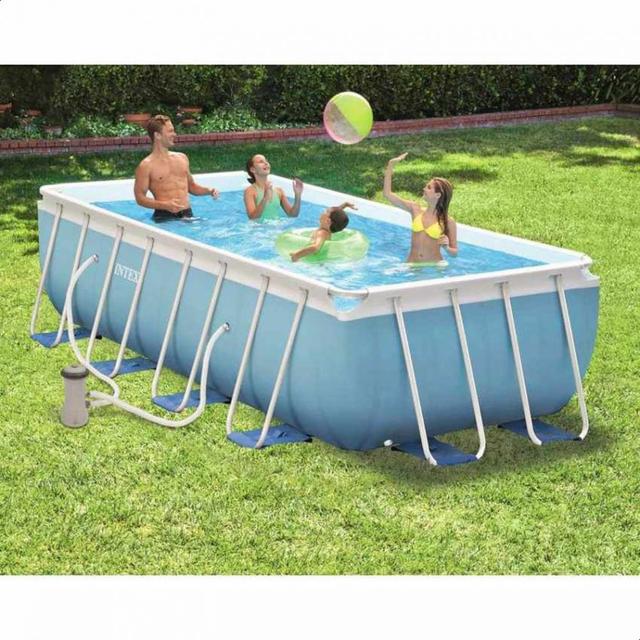 INTEX Prism Frame Rectangular Swimming Pool 26793 - SW1hZ2U6MjQyMTE3