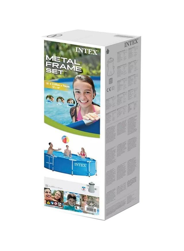 INTEX Prism Frame Round Swimming Pool 366x76cm - SW1hZ2U6MjQ2NDQ2