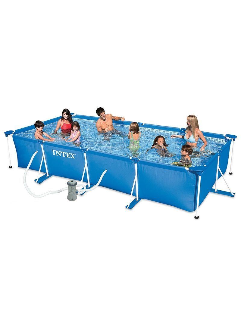 مسبح مستطيل الشكل بأبعاد 450x220x84سم | Intex Rectangular Swimming Pool