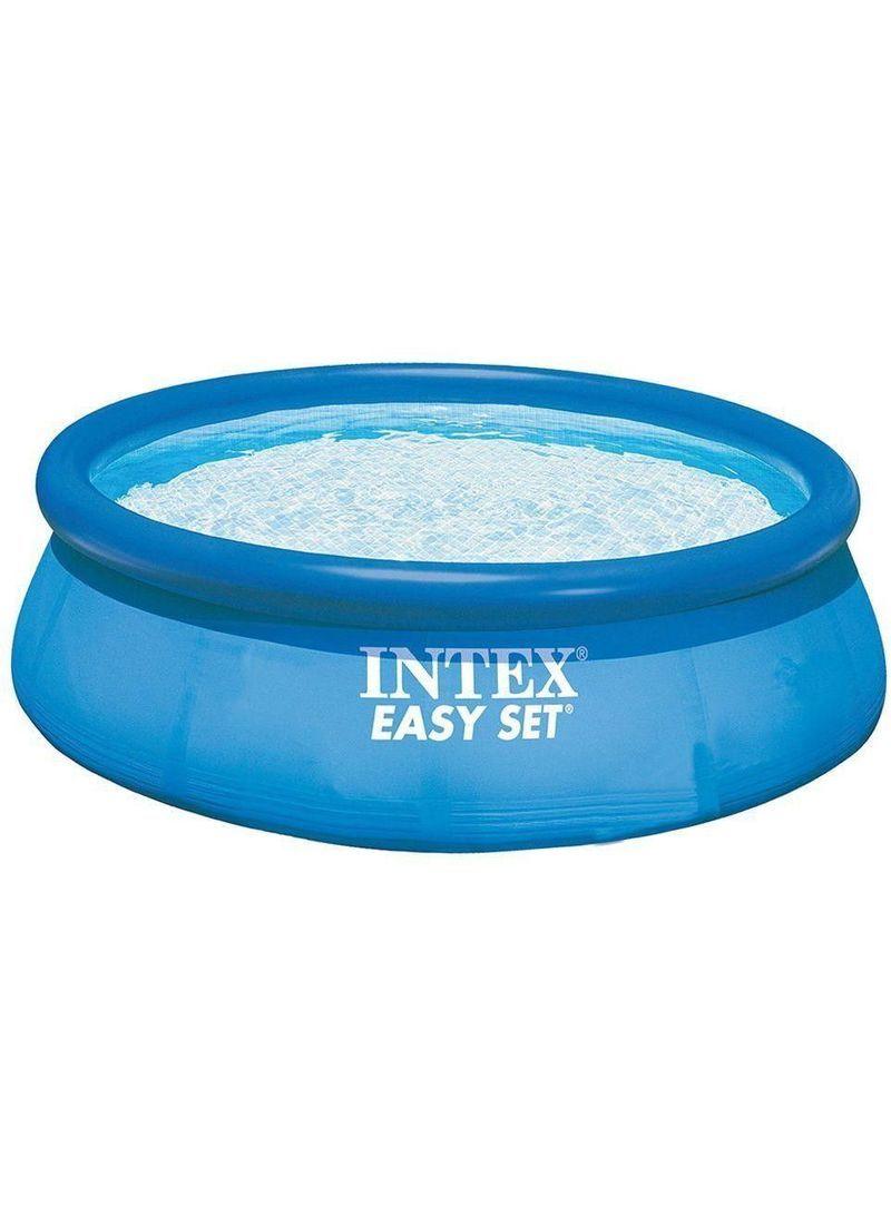 INTEX 2 Piece Easy Set Inflatable Round Swimming Pool With Filter Pump 366x76cm