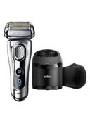 BRAUN Series 9 Wet And Dry Cross Cutting Action Shaver Including Clean And Charge System And Travel Case Black/Silver 15.5x25x15.7cm - SW1hZ2U6MjM5MzM1