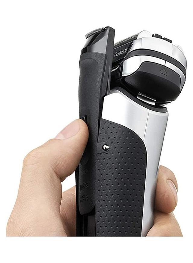 BRAUN Series 9 Wet And Dry Cross Cutting Action Shaver Including Clean And Charge System And Travel Case Black/Silver 15.5x25x15.7cm - SW1hZ2U6MjM5MzM5