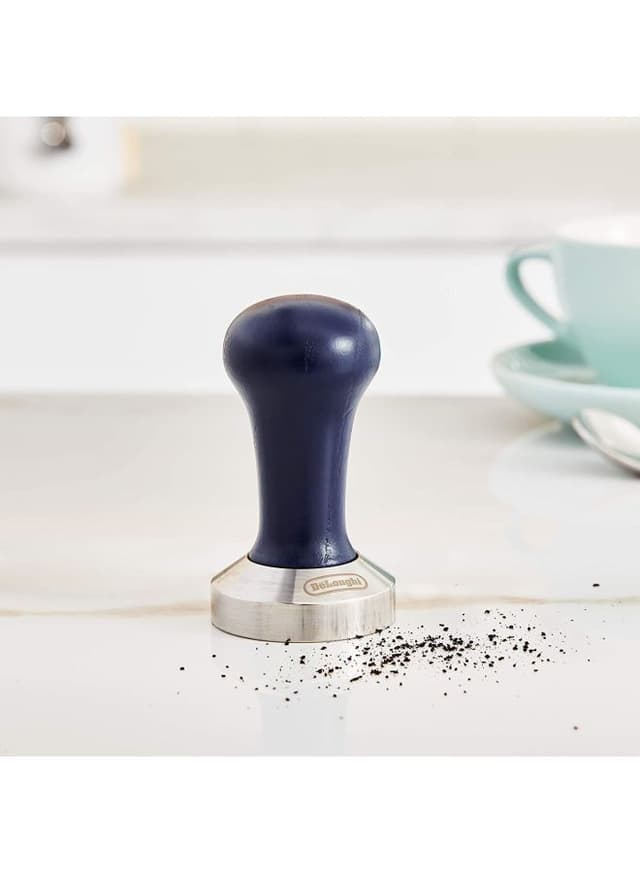 Delonghi Coffee Tamper Blue/Silver 18cm