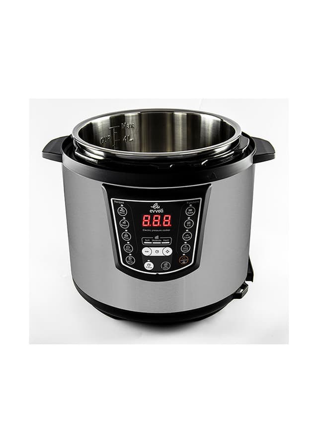 قدر ضغط كهربائي بسعة 6 لتر  evvoli - Pressure Cooker