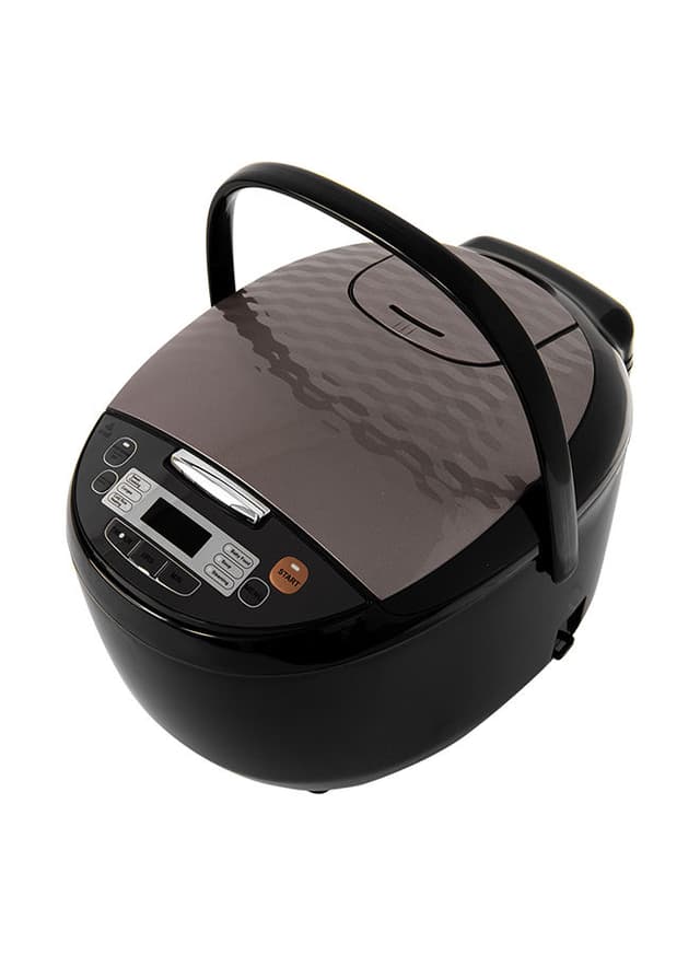 evvoli Rice Cooker with Steamer 7 programmed Function 5 l 860 W EVKA RC5006B Black