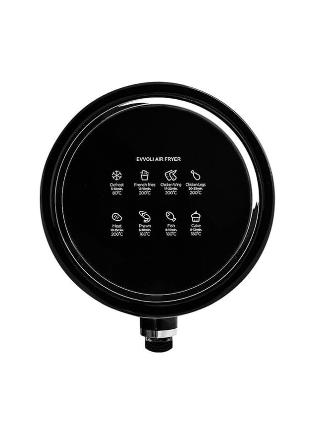 evvoli Air Fryer Timer And Adjustable Temperature Control With 2 Years Warranty 3.5 l 1400 W EVKA AF3501B Black/Grey