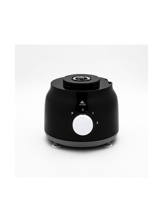 محضرة الطعام  ( مع خلاط و مطحنة )  بقوة 600 واط  evvoli - Food Processor With Blender & Grinder