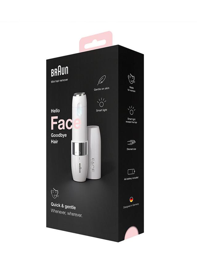 جهاز ازالة الشعر ( براون ) - أبيض BRAUN - Flawless Face Mini Hair Remover FS1000