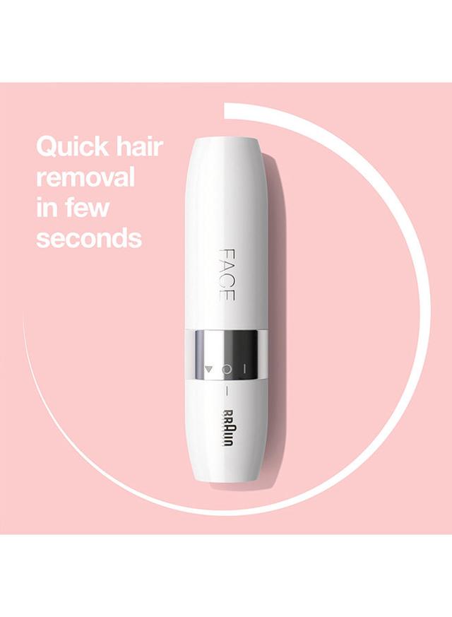 جهاز ازالة الشعر ( براون ) - أبيض BRAUN - Flawless Face Mini Hair Remover FS1000