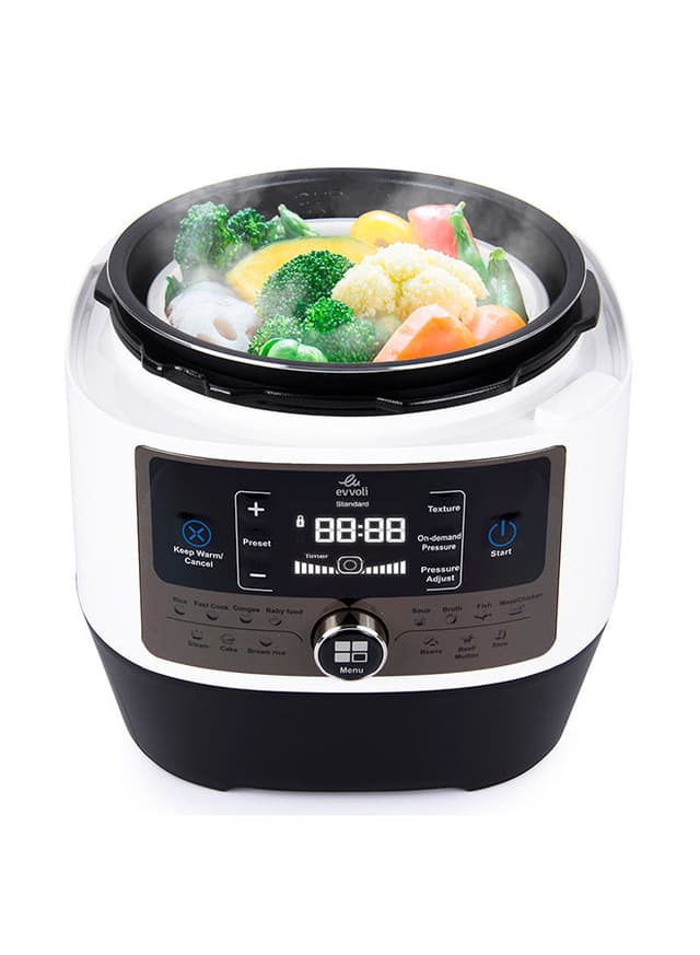 قدر ضغط كهربائي بسعة 5 لتر evvoli - Pressure Cooker