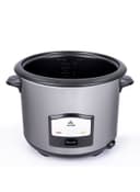 evvoli 2 In 1 Rice Cooker with Steamer Up To 12 Cup Of Rise non stick 6.5 l 750 W EVKA RC6501S Silver/Black
