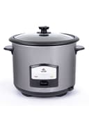 evvoli 2 In 1 Rice Cooker with Steamer Up To 12 Cup Of Rise non stick 6.5 l 750 W EVKA RC6501S Silver/Black