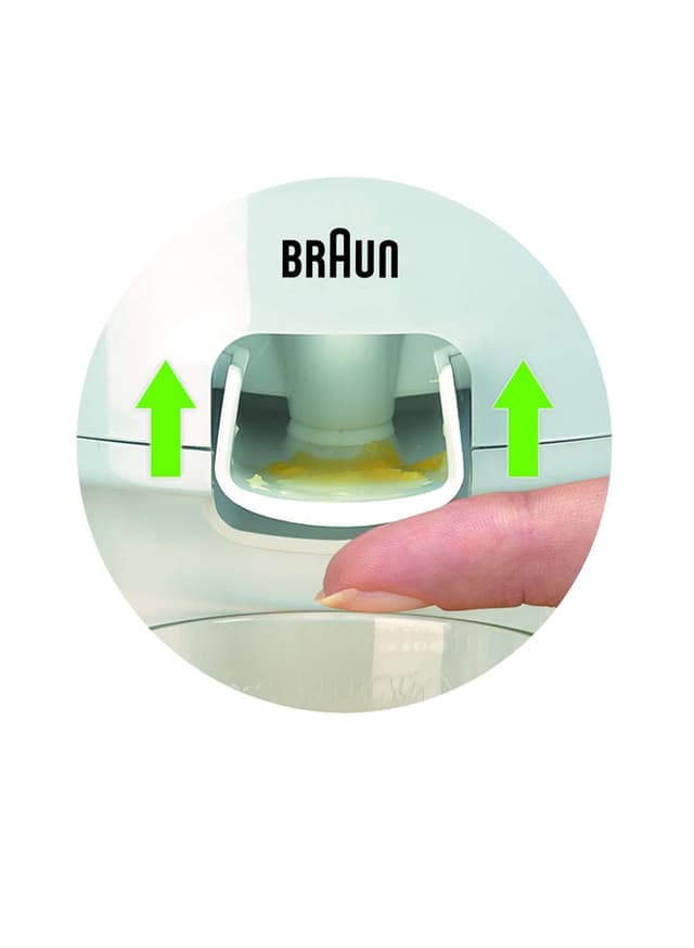 BRAUN Tribute Collection White Citrus Juicer 350 ml 60 W CJ3050 Clear/White