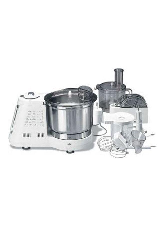 فرامة طعام كهربائية بقوة 950 واط - ابيض BRAUN 5 - Kitchen Machine K3000 Food Processor