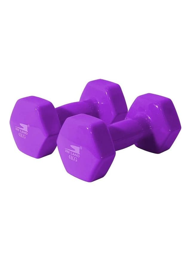 SkyLand 2-Piece Head Vinyl Dumbbell 8 Kg 9 x 21 x 16cm
