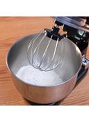 Krypton Electric Hand & Stand Mixer 5L Stainless Steel Mixing Bowl For Bread & Dough With 6 Speed Control KNSM6229 Black/Silver