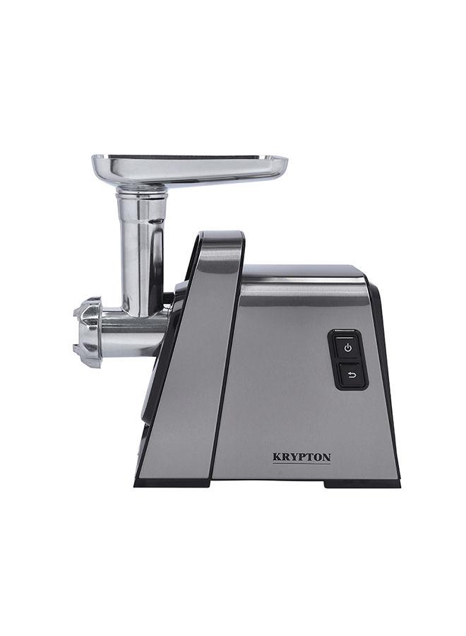 Krypton Electric Meat Mincer With Reverse Function 1800W KNMG6248 Silver&black