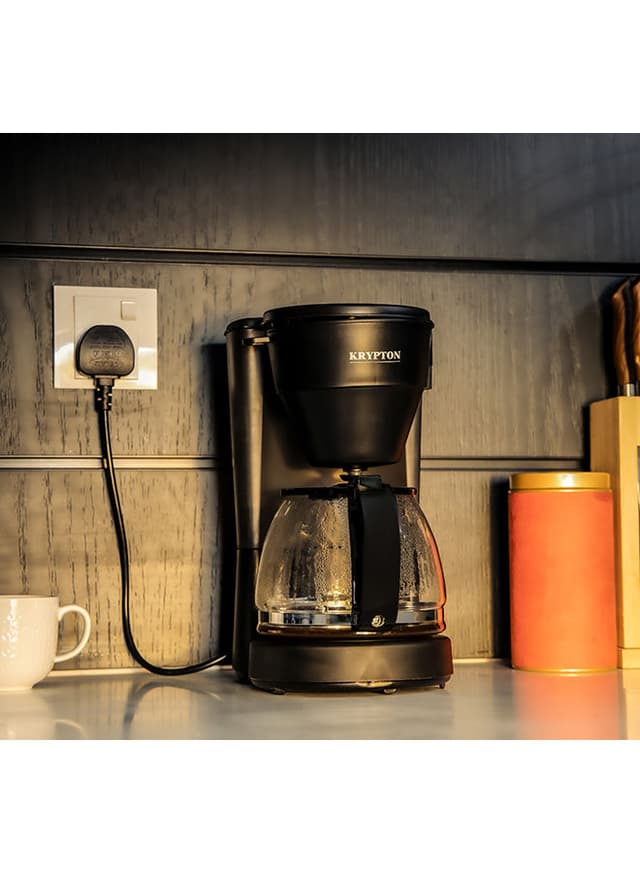 ماكينة قهوة بسعة 1.25 لتر - KRYPTON - Filter Coffee Machine - 600W