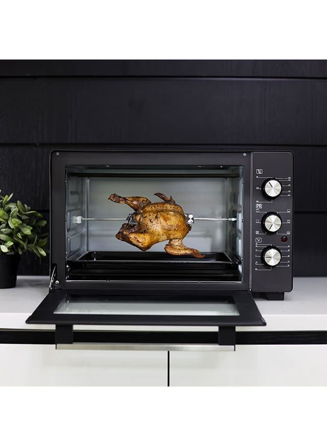 Krypton Electric Microwave Oven With Rotisserie Functions And Grill