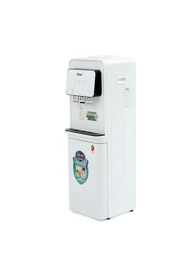 براد ماء (كولر) مع ثلاجة صغيرة  CLIKON 3 Tap Water Dispenser With Refrigerator CK4032 White