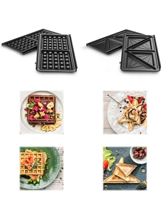 سخانة الساندويش بقوة 1800 واط Sandwich Maker SW12AB.S - De'Longhi