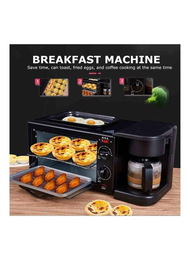 جهاز تحضير الإفطار متعدد الوظائف 3 في 1 Saachi - Breakfast Maker Oven 3 In 1