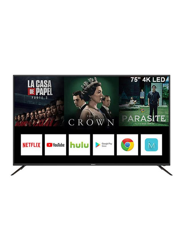 Star X 75 Inch 4K UHD Smart LED Tv Android 9.0 Dolby Audio With Built In Receiver, Netflix and Youtube 75UH680 Black - SW1hZ2U6MjM4MjQz