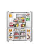 evvoli French Door Refrigerator With Ice maker And Water Dispenser 585 l 441000 W EVRFH F585HSS Silver - SW1hZ2U6MjM3OTkz