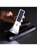 Krypton Led Rechargeable Flashlight With Solar Panel White/Black/Clear