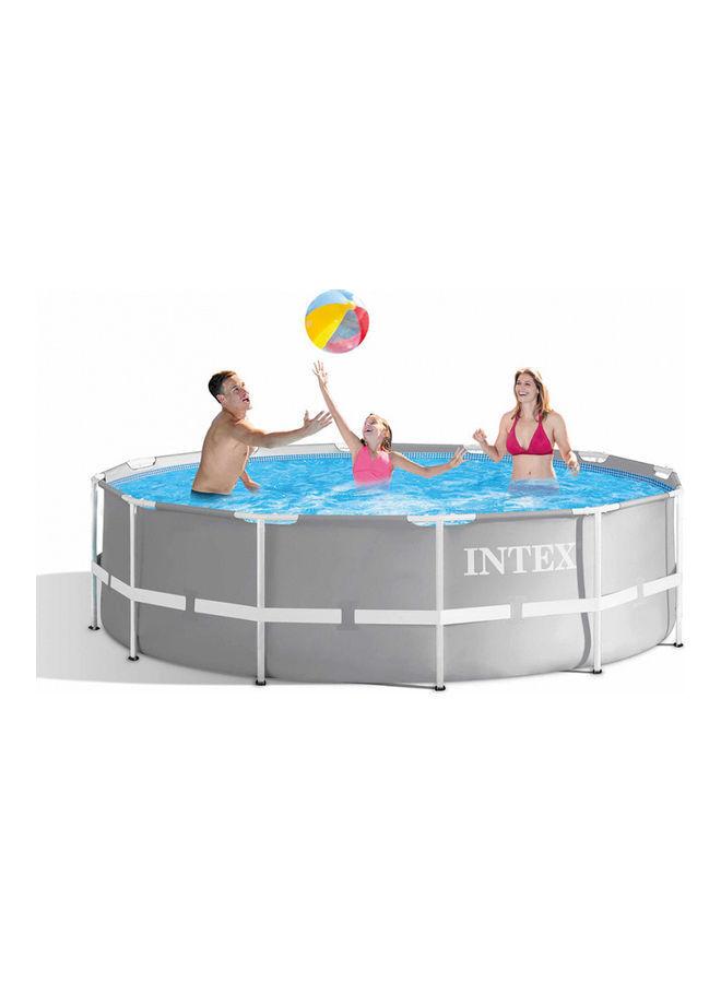 مسبح دائري عالي الجودة بأبعاد 366x99 سم | Intex Prism Frametm Premium Pool Set