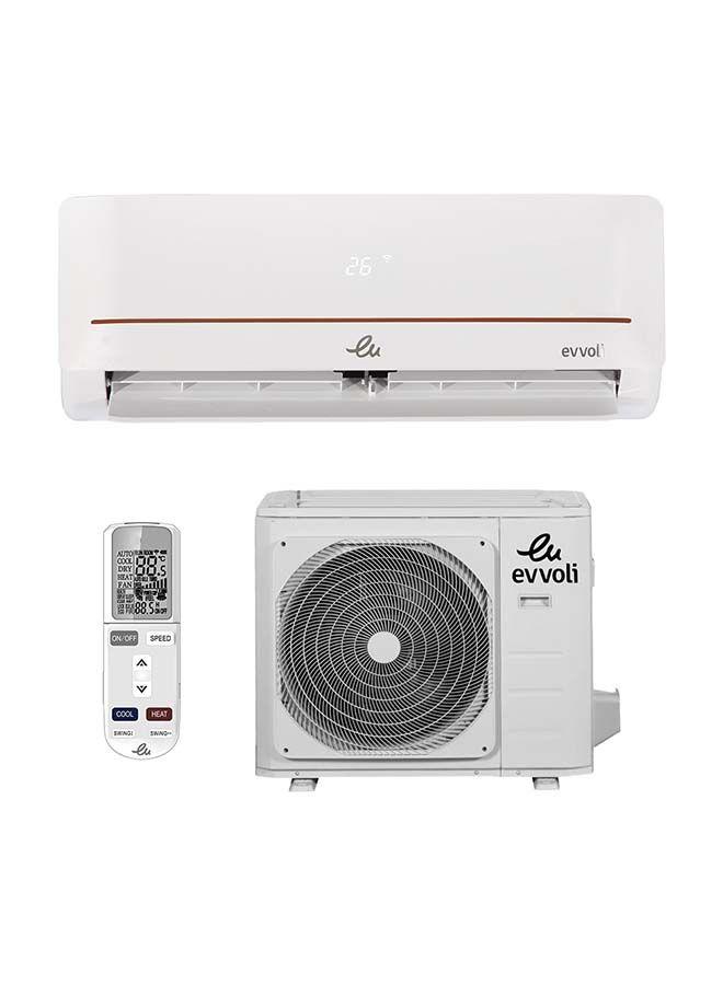 evvoli 2 Ton Split Air Conditioner T3 Rotary compressor, Auto Restart, Self Clean, Gas 2 Ton EVT3 24K MD 4S White