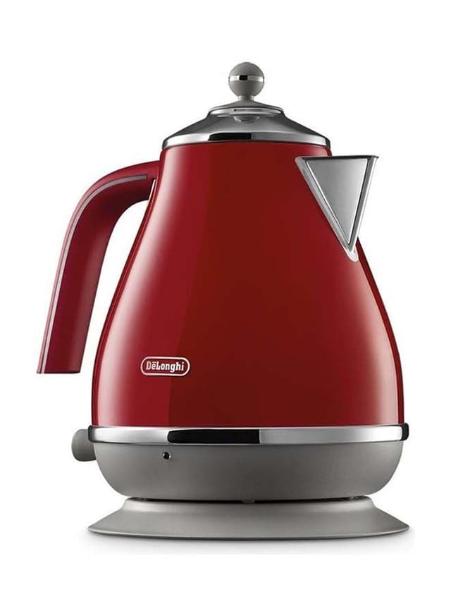 غلاية ديلونجي الكهربائية بسعة 1.7 لتر Electric Kettle KBOC3001.R red - De'Longhi