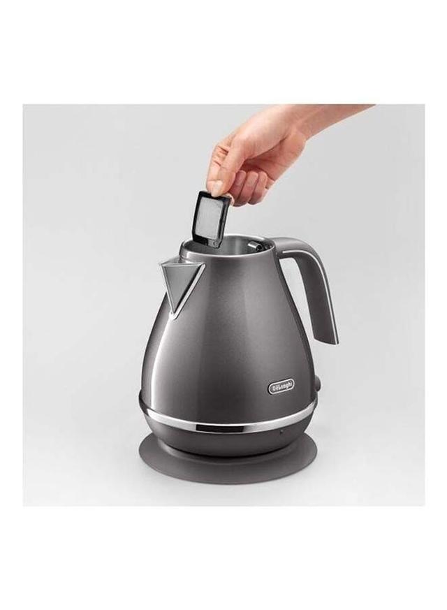 Delonghi Electric Kettle 1.7 l 0 W KBOT3001.GY grey - SW1hZ2U6MjQwMzY0