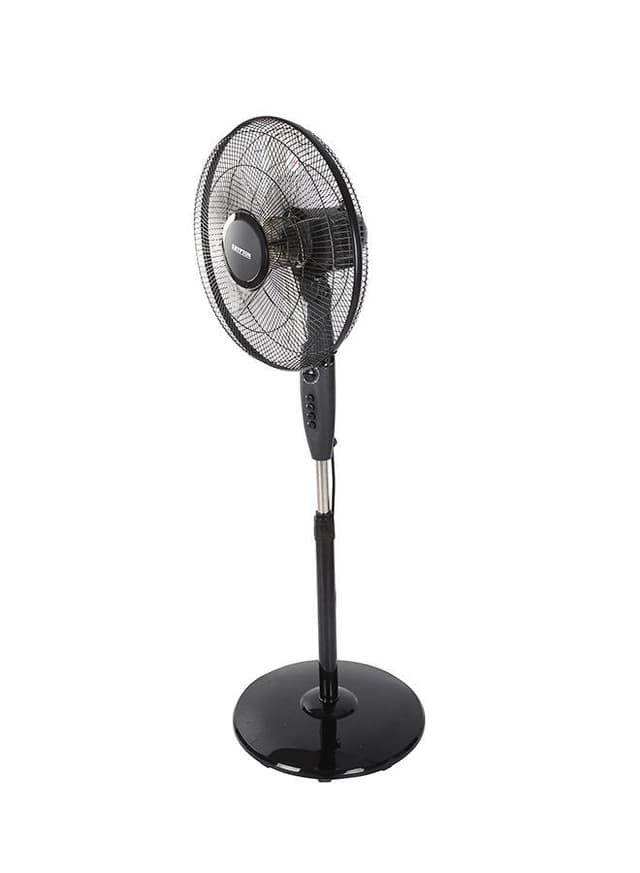 مروحة عمودية كهربائية 60 واط 3 سرعات كريبيتون Krypton Black 3 Speeds 60 W Oscillating Stand Fan