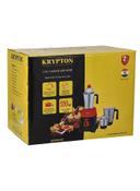 Krypton 3 In 1 Mixer Grinder With Stainless Steel Blades & Unbreakable Lids 3 kg 550 W KNB6192 Red